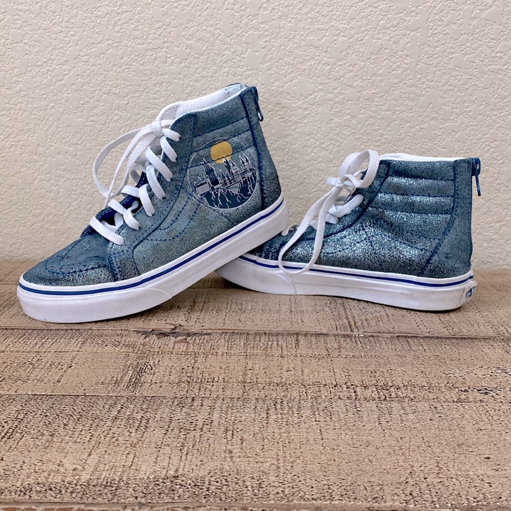 Vans X Harry Potter Hogwarts Sk8 Hi Zip Girls Sneakers
